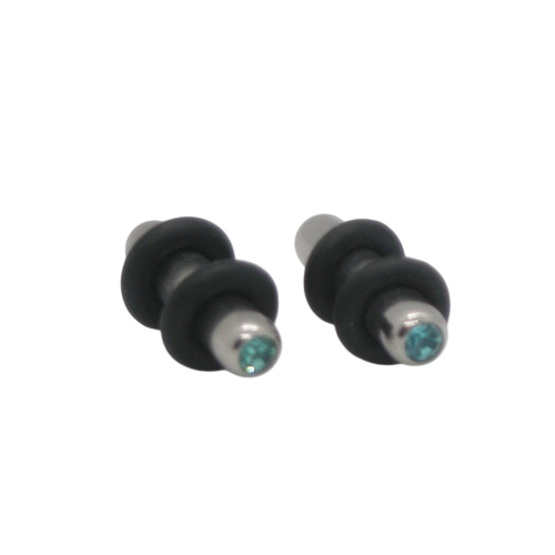 Piercing Alargador Orelha Aço 316L Pedras Modelo 7 Piercing Alargador Orelha Aço 316L Pedras Modelo 7